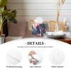 Flamingo and Leaves Printed Tissue Box Cover | Square Leather Tissue Paper Holder for Home Hotel Car Office Decor view 2