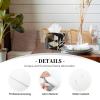 Fashion Modern Black White Gold Triangles Printed Tissue Box Cover | Square Leather Tissue Paper Holder for Home Hotel Car Office Decor view 2