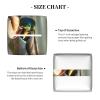 Duck Swimming Printed Tissue Box Cover | Square Leather Tissue Paper Holder for Home Hotel Car Office Decor view 3