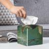 Underwater Catfish Printed Tissue Box Cover | Square Leather Tissue Paper Holder for Home Hotel Car Office Decor view 4