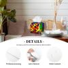 Rainbow Heart Printed Tissue Box Cover | Square Leather Tissue Paper Holder for Home Hotel Car Office Decor view 2