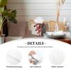 Baseball Lace Close Up Printed Tissue Box Cover | Square Leather Tissue Paper Holder for Home Hotel Car Office Decor view 2