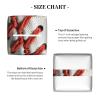 Baseball Lace Close Up Printed Tissue Box Cover | Square Leather Tissue Paper Holder for Home Hotel Car Office Decor view 3