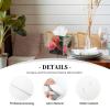 Two Flamingos Printed Tissue Box Cover | Square Leather Tissue Paper Holder for Home Hotel Car Office Decor view 2