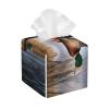 Hunting Flying Wild Ducks Printed Tissue Box Cover | Square Leather Tissue Paper Holder for Home Hotel Car Office Decor view 1