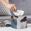 Hunting Flying Wild Ducks Printed Tissue Box Cover | Square Leather Tissue Paper Holder for Home Hotel Car Office Decor view 4