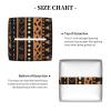 African Mud Cloth Tribal Printed Tissue Box Cover | Square Leather Tissue Paper Holder for Home Hotel Car Office Decor view 3