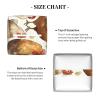 Cartoon Chickens Printed Tissue Box Cover | Square Leather Tissue Paper Holder for Home Hotel Car Office Decor view 3