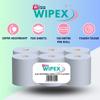Misa Wipex 150m 2 Ply Centrefeed Blue Rolls 700 Sheets Per Roll Flat Sheet (6 Rolls) view 2