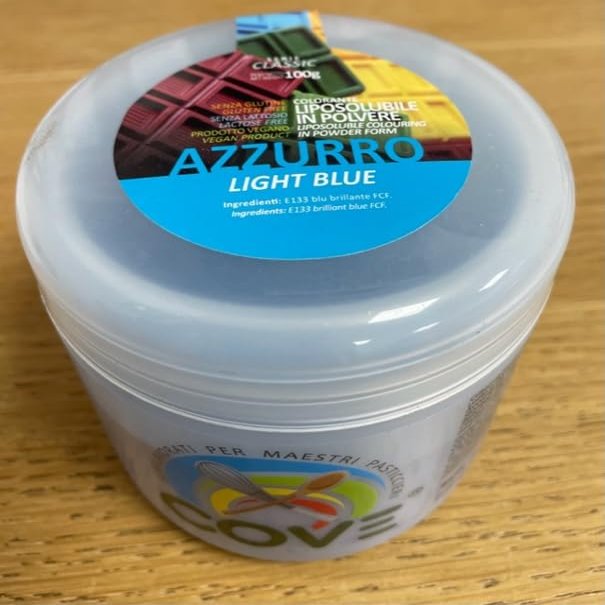 100 GR LIPOSOLUBLE POWDER LIGHT BLUE COVE