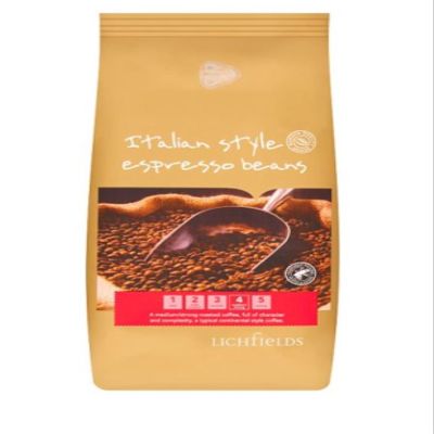 Arabica Coffee Beans 1kg  Premium Whole Coffee Beans Strong Medium Dark Roast, Freshly Roasted Espresso Italian Style, 100% Arabica & Robusta Blend for Home Barista & Vending Machines