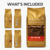 Arabica Coffee Beans 1kg  Premium Whole Coffee Beans Strong Medium Dark Roast, Freshly Roasted Espresso Italian Style, 100% Arabica & Robusta Blend for Home Barista & Vending Machines view 3