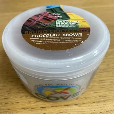 100 GR LIPOSOLUBLE CHOCOLATE BROWN POWDER COVE
