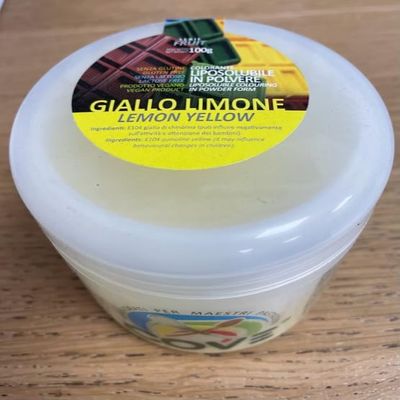 100 GR LIPOSOLUBLE POWDER LEMON YELLOW COVE