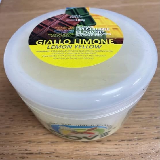100 GR LIPOSOLUBLE POWDER LEMON YELLOW COVE