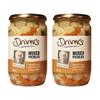 Driver's Mixed Pickles Party Jar, 710g, Pack of 2 - Pickled Gherkins, Cauliflower, and Onions, Bundled by The Great British Kitchen view 1