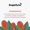 Dragonfly Tea Digestive Chai Pu'er Teabags (4x20 Tea Bags), Organic Fermented Chai Tea Bags for Gut Health Support 80 x Individually Wrapped Teabags view 2