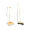 AUTSUPPL 1set -handle Broom and Dustpan Cleaning Kit for Home Use Soft Bristles for Efficient Sweeping for Indoor and Outdoor Lightweight Design for Easy Storage and Use view 2
