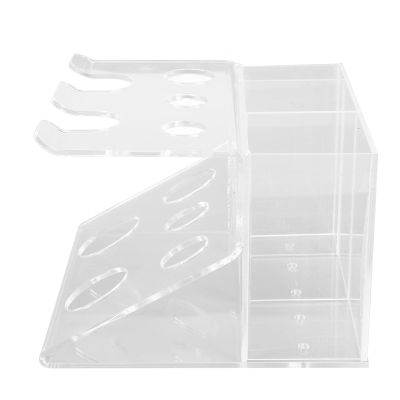 Acrylic Shaving Organizer, Decorative Universal Acrylic Shaving Holder Stand for Women for Bathroom (Acrylic)