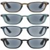 ABETOS Reading Glasses with Sun Protection Women Men Tinted Sunglasses Reading Glasses with Blue Light Filter Spring Hinges Reading Aid with Prescription, Pack of 4 sunglasses, 2 view 1