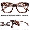 OCCI CHIARI Womens Thick Frame Reading Glasses +2.5 Wide Legs Glasses for Women Stylish Square Readers Glasses(Tortoiseshell Brown,250) view 3