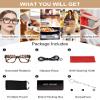 OCCI CHIARI Womens Thick Frame Reading Glasses +2.5 Wide Legs Glasses for Women Stylish Square Readers Glasses(Tortoiseshell Brown,250) view 4