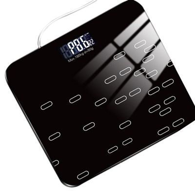 Bathroom Scale, Tempered Glass, Rechargeable Digital Accuracy for Body Weight, Automatic, Heavy-Duty