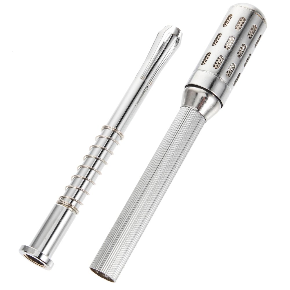 FreshCart Basics 0.7mm Stainless Steel Moxibustion Stick Portable Moxa Fumigation Tool Body Massager for Acupuncture Therapy Handheld Rolling Design for Meridians Unblocking and Pain Relief