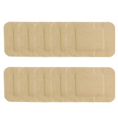 100 Pack Wound Plaster, Large Washproof Self Adhesive First Aid Hemostasis Band Aid Stickers, Wound Care Band Aid Stickers for First Aid Kit Wound Healing, 76 * 51mm