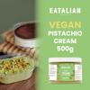 EATALIAN by AMZ BETTER, Vegan Pistachio Cream, Vegan Spreadable Cream, Ideal on Bread, Perfect with Ice Cream and Cakes, Also Excellent for Dubai Chocolate, 500 Grams, Made in Italy view 2