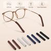 4 Pair Eyeglass Ear Cushions Soft Knitted Anti-Slip Elastic Temple Tips Pads Glasses Grip Comfort Covers Glasses Arm Sleeve for Any Glasses Sunglasses Eyeglasses (4 Pairs) view 3