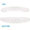 Wttfc Clip in Veneers Teeth,3 Pairs Prosthesis Teeth Fake,Instant Veneers Dentures,Teeth for Upper And Lower Veneers Teeth, Confidence Smile Dentures Veneers Comfortable False Teeth view 2