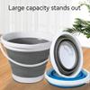 Foldable Water Bucket, Portable Outdoor Travel, Household Small Bucket, Fishing Bucket, Student Dormitory, Laundry Truck, etc/904 view 4