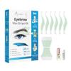 Beauty7 Homme Eyebrow Waxing Strips, Wax Strips for Face, Quick Hair Removal Facial For Men Includes 24 Waxing Strips + 3ml Soothing Oil After Wax, 2g Pearl Powder view 1