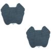 2 pcs Silicone Foot Brush Foot Scrubber for Silicone Foot Scrubber Shower Foot Scrubber mat Silicone Massage Mat Bath Foot Scrubber Foot Massage Pad Non-Slip Brush Silica Gel Clean view 1