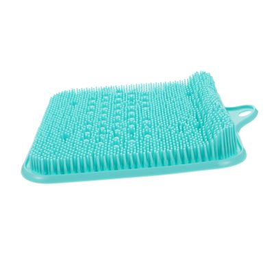 1pc Foot Massage Cushion Liquid Bottle Wooden Foot Scrubber for Shower Floor Silicone Remover Spa Bath Mat Foot Massager Foot Spa Massager Household Pregnant Woman PVC Beanbag