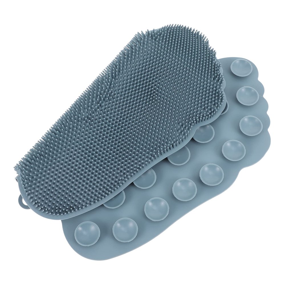 2 pcs Silicone Foot Brush Foot Scrubber for Silicone Foot Scrubber Shower Foot Scrubber mat Silicone Massage Mat Bath Foot Scrubber Foot Massage Pad Non-Slip Brush Silica Gel Clean