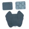 2 pcs Silicone Foot Brush Foot Scrubber for Silicone Foot Scrubber Shower Foot Scrubber mat Silicone Massage Mat Bath Foot Scrubber Foot Massage Pad Non-Slip Brush Silica Gel Clean view 3