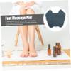 2 pcs Silicone Foot Brush Foot Scrubber for Silicone Foot Scrubber Shower Foot Scrubber mat Silicone Massage Mat Bath Foot Scrubber Foot Massage Pad Non-Slip Brush Silica Gel Clean view 4