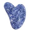 Professional Multifunctional Crystal Gua Sha Massage Tool Indoor, Heart-Shaped Small Lightweight for Facial Massage view 1