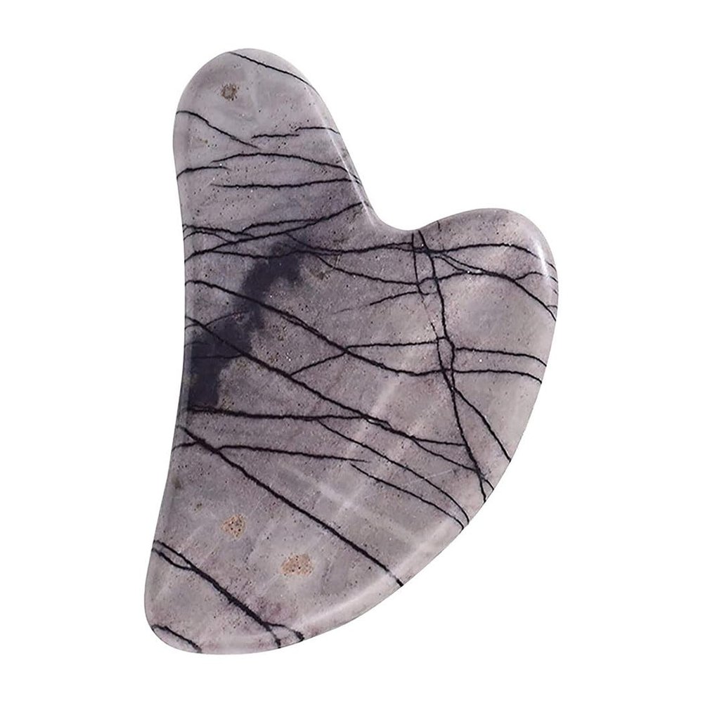 Heart Shape Crystal Gua Sha Massager Small Professional Tool Multifunctional Indoor Lightweight Facial Household