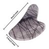 Heart Shape Crystal Gua Sha Massager Small Professional Tool Multifunctional Indoor Lightweight Facial Household view 4