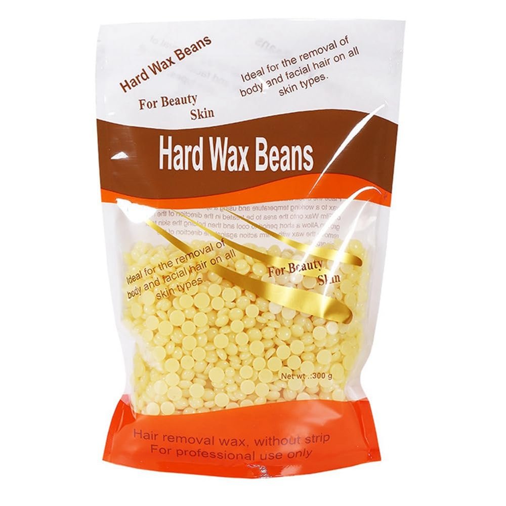 Greethga 300g Waxing Beans for Hair Removal Whole Body with Hot Film, Hair Removal Beads for Wax Heater Machine, Easy to Use F