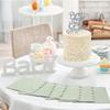 100-500 Pieces Cocktail Napkins Scalloped Party Napkins 2-Ply Paper Napkins Drink Napkin Wedding Birthday Dinner-500PCS Beige-China view 3