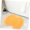 2 Pcs Floor Mat Feet Scrubber Mat Masajeador De Pies Whelping Mat Suckers Massage Cushion Massage Pads Feet Massager Feet Cleaner Scrubber TPE Washing Machine Foot White view 4