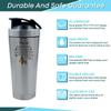 To My Dad, I Am Grateful For you, Inspirational Gift For Dad, 500ml Aluminium Shaker Bottle for Supplement Shakes - Easy Clean, Durable Cup. (Silver) view 4