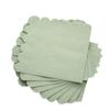 100-500 Pieces Cocktail Napkins Scalloped Party Napkins 2-Ply Paper Napkins Drink Napkin Wedding Birthday Dinner-200PCS Sage-China view 1