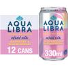 AQUA LIBRA Raspberry & Blackcurrant 330ML, Pack of 12 view 1