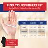 Doctor Developed Arthritis Gloves for Women & Men/Compression Gloves for Arthritis for Women & Men/Fingerless Gloves/Arthritis Pain Relief for Hands, With Doctor Handbook (1 Pairs, M) view 3