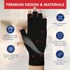 Doctor Developed Arthritis Gloves for Women & Men/Compression Gloves for Arthritis for Women & Men/Fingerless Gloves/Arthritis Pain Relief for Hands, With Doctor Handbook (1 Pairs, M) view 4